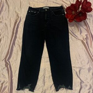 🌹DAZE “JUST RIGHT” The Perfect Mix Women's Dark Blue High WAIST Jeans